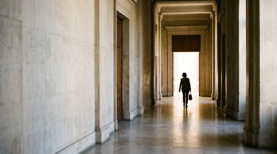 Silhouette symbolique illustrant l'accès à la justice pour tous, sans distinction de moyens financiers