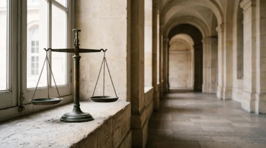 Symbole de la balance de la justice illustrant la protection des droits fondamentaux en France